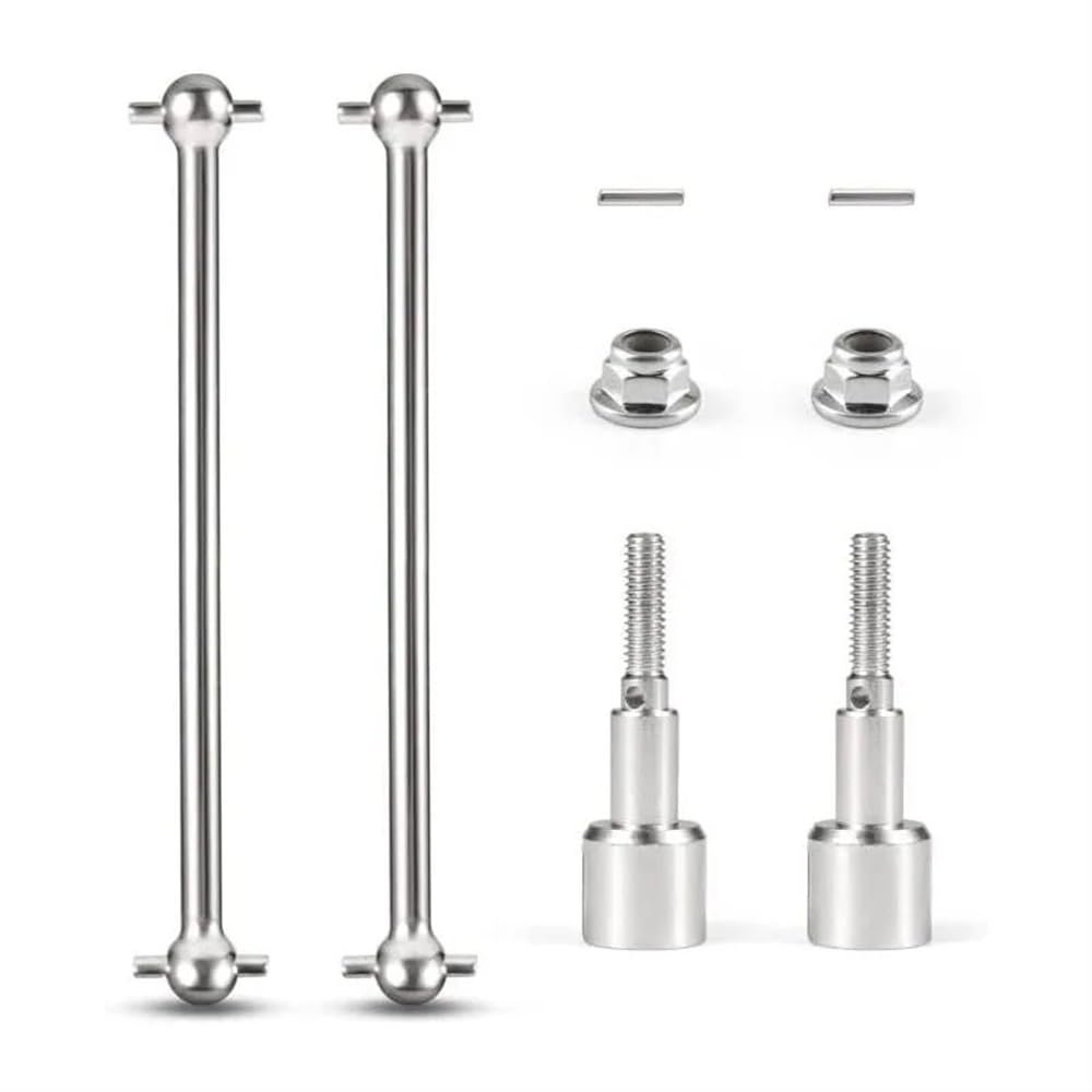 1/12 Scale Compatible Metal Rear Drive Shafts Compatible with RC Cars Parts Desert 2995 T2112 T2113