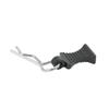 DUHWQ 4 Pcs Stainless Steel R Type Body Clips with Tab Suitable Compatible with 1/8 1/10 1/12 RC Crawler(Silver) view 2