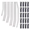 10Pcs Stainless Steel Links Rod Set with Ball End 313/324mm Wheelbase for 1/10 RC Crawler Car Axial SCX10 II 90046 Upgrade Parts (324mm) view 1