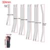 10Pcs Stainless Steel Links Rod Set with Ball End 313/324mm Wheelbase for 1/10 RC Crawler Car Axial SCX10 II 90046 Upgrade Parts (324mm) view 3
