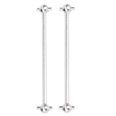 Tnfeeon 144001 1/14 RC Car Silver Metal Crankshaft Accessory Lightweight and Compact Assembly Replacement 2.5 Inch Pack of 2 Casual RC Car Users