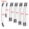 10Pcs Stainless Steel Links Rod Set with Ball End 313/324mm Wheelbase for 1/10 RC Crawler Car Axial SCX10 II 90046 Upgrade Parts (313mm) view 2