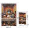 Christ Jesus Party Oil Painting Puzzles 1000 Pieces Puzzle Small Jigsaw Puzzle 1000 Piece Puzzle for Adults Puzzle 1000 Piece Puzzle Adults Puzzle Gift for Women Men 29.5x19.7 Inch view 2