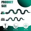 30 Inch 3D Printed Snake - Movable Articulated Snake, Perfect 3D Printed Animals for Educational Toys! Must-Have Toys for Kids and Collectors, Home Office Executive Desk Decor (Black Green) view 2