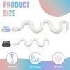 30 Inch 3D Printed Snake - Movable Articulated Snake, Perfect 3D Printed Animals for Educational Toys! Must-Have Toys for Kids and Collectors, Home Office Executive Desk Decor (Noctilucent Rainbow) view 3