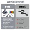 30 Inch 3D Printed Snake - Movable Articulated Snake, Perfect 3D Printed Animals for Educational Toys! Must-Have Toys for Kids and Collectors, Home Office Executive Desk Decor (Silver) view 4