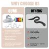 30 Inch 3D Printed Snake - Movable Articulated Snake, Perfect 3D Printed Animals for Educational Toys! Must-Have Toys for Kids and Collectors, Home Office Executive Desk Decor (White) view 3