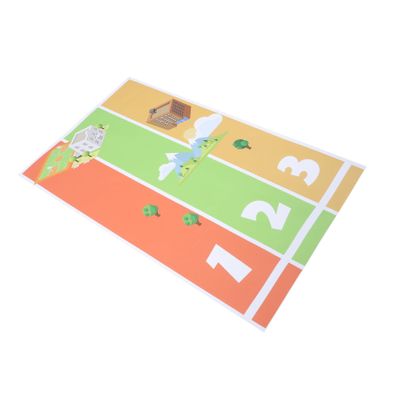 Mobestech Colorful Runway Floor Stickers Removable Track Decals for Playground Home Decor Track Floor Stickers for Indoor Outdoor
