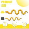 30 Inch 3D Printed Snake - Movable Articulated Snake, Perfect 3D Printed Animals for Educational Toys! Must-Have Toys for Kids and Collectors, Home Office Executive Desk Decor (Gold) view 2