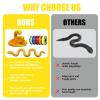 30 Inch 3D Printed Snake - Movable Articulated Snake, Perfect 3D Printed Animals for Educational Toys! Must-Have Toys for Kids and Collectors, Home Office Executive Desk Decor (Gold) view 4