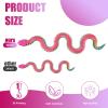 30 Inch 3D Printed Snake - Movable Articulated Snake, Perfect 3D Printed Animals for Educational Toys! Must-Have Toys for Kids and Collectors, Home Office Executive Desk Decor (Rainbow) view 4