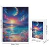 Summer Treehouse by The Lake Moon Flower Fantasy Jigsaw Puzzles Holiday Puzzles for Adults 500 Pieces Puzzles Educational Games Gift for Elders Family Friend Gift for Women Men 20.5x15 Inch view 3