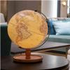 Geographic Globes Illuminate Globe With Bamboo Stand Globes Clear And Easy To Read World Globe For Refueling Office Geographic Globes Fun view 1