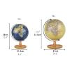 Geographic Globes Illuminate Globe With Bamboo Stand Globes Clear And Easy To Read World Globe For Refueling Office Geographic Globes Fun view 2