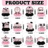 12Pcs Pink Graduation Decorations Honeycomb Centerpieces, Class of 2026 Graduation Centerpieces for Tables Pink and Black Congrats Grad Graduation Table Decorations, Pink Graduations Table Toppers view 3