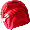 1Pc Red Mini Doll Backpack School Bag Model Dollhouse School Accessory for 1/6 Scale Dollhouse Dollhouse Dcor,Simulation Mini School Bag Model,Dollhouse Accessories view 1