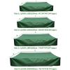 Square Tarp Dustproof Water-Resistant Oxford Cloth Sandbox Pool Cover (Green,70.87x70.87in) view 2