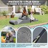 jela Kids Foam Climbing Blocks 6Pcs Soft Play Equipment Waterproof Fabric, UV Resistant Toddler Climbing Toys Indoor& Outdoor Soft Play Climbing Set, Lightweight Climbing Blocks for Kids (Darkgrey) view 3