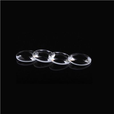 4pcs Optics Double Convex Lens 90mm Focal Length, Optics Glass Lens 50mm Diameter, Optical Glass for DIY Camera Lens
