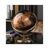 Desktop World Globe HD Color Printing Educational Geographic Globe W/Alloy Bracket & Base 720 Rotation Globe for Bookshelf view 1