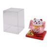 Solar Lucky Cat, Bright Colors Energy Saving Solar Waving Cat Lucky Wealth Welcoming Cat for Home Desktop Ornament, Joyful Eyes (L 23.6 X 13 X 2.8in) view 1