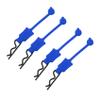 UMTSGYNU 4 Pieces Silica Gel Body Clip Retainer Lock Compatible with 1/10 UDR Buckle(RED) view 4