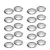 10pcs Focusing Convex Lens Focal Length 45mm Dia 25mm, BiConvex Clear Lens Image Clarity, Convex Glass Lens for VR Glasses view 1