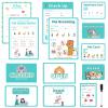 8 PCS Pretend Play Vet Kit Animal Care Pretend Play Pretend Play Veterinarian Supplies Pretend Vet Notepad Kids Double-Sided Imagination Playtime Pads Doctor 30 Pages with Pen for Toddler view 1
