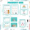 8 PCS Pretend Play Vet Kit Animal Care Pretend Play Pretend Play Veterinarian Supplies Pretend Vet Notepad Kids Double-Sided Imagination Playtime Pads Doctor 30 Pages with Pen for Toddler view 2