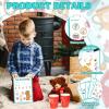8 PCS Pretend Play Vet Kit Animal Care Pretend Play Pretend Play Veterinarian Supplies Pretend Vet Notepad Kids Double-Sided Imagination Playtime Pads Doctor 30 Pages with Pen for Toddler view 3