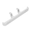 Aluminum Front Bumper for MN-D90 MN-99 MN-91 FJ-45, Silver CNC Machined Anti-Collision Board, RC Car Upgrade Part with U-Hooks, 5.51 Inch view 2