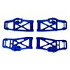 BeaxTurbo Racing Upgrade Parts CNC Aluminum Front & Rear Lower Arms for TRAXXAS MAXX Slash 6S 4pcs #2583 (Blue) view 1