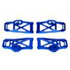 BeaxTurbo Racing Upgrade Parts CNC Aluminum Front & Rear Lower Arms for TRAXXAS MAXX Slash 6S 4pcs #2583 (Blue) view 3