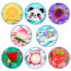 8 Pack Scented Slime kit,3 Clear and 5 Butter Slime,Peach Super Soft Non-Sticky,Jelly Cube Crunchy Crystal Slime, Birthday Party Favor,Stress Relief Toy for Kids Education view 3