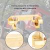 Brass Servo Fixing Mount, Move Forward & Lower Center Crafted Fit for Traxxas -4 RC Cars Suitable for Above 8 Years, Yellow view 3