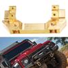 Brass Servo Fixing Mount, Move Forward & Lower Center Crafted Fit for Traxxas -4 RC Cars Suitable for Above 8 Years, Yellow view 4