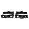 BeaxTurbo Racing Upgrade Parts CNC Aluminum Front & Rear Lower Arms for TRAXXAS MAXX Slash 6S 4pcs #2583 (Black) view 2