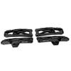 BeaxTurbo Racing Upgrade Parts CNC Aluminum Front & Rear Lower Arms for TRAXXAS MAXX Slash 6S 4pcs #2583 (Black) view 4