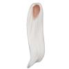 1/4 Ball Jointed Doll Wig Long Straight Hair Soft Silk Wig for Projects Fits 7 To 8in Dolls, Simulated Scalp for Appearance (White) view 4