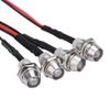 4PCS 5mm Headlights LED Lights for Model Drift Car, RC Car Accessory Light for Night Racing Enthusiasts (No. 4 Light Blue Light) view 2
