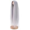 1/4 Ball Jointed Doll Wig Long Straight Hair Soft Silk Wig for Projects Fits 7 To 8in Dolls, Simulated Scalp for Appearance (Haze Blue) view 1