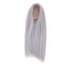 1/4 Ball Jointed Doll Wig Long Straight Hair Soft Silk Wig for Projects Fits 7 To 8in Dolls, Simulated Scalp for Appearance (Haze Blue) view 4