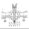 BeaxTurbo Racing Upgrade Parts CNC 7075#Aluminum Rear Axle housing for Losi Super Baja Rey 2.0 1/6 (Silver) view 2