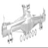 BeaxTurbo Racing Upgrade Parts CNC 7075#Aluminum Rear Axle housing for Losi Super Baja Rey 2.0 1/6 (Silver) view 3