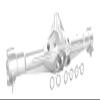 BeaxTurbo Racing Upgrade Parts CNC 7075#Aluminum Rear Axle housing for Losi Super Baja Rey 2.0 1/6 (Silver) view 4