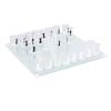 Glass Chess Set, Shot Glass Chess Set Drinking Game Set Chess Board Glass Chess Board Drinking Board Games with Shot Glass Chess Pieces 22.5x22.5cm view 2