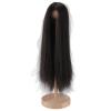 1/4 Ball Jointed Doll Wig Long Straight Hair Soft Silk Wig for Projects Fits 7 To 8in Dolls, Simulated Scalp for Appearance (Black) view 1