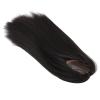 1/4 Ball Jointed Doll Wig Long Straight Hair Soft Silk Wig for Projects Fits 7 To 8in Dolls, Simulated Scalp for Appearance (Black) view 2