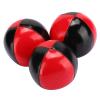 Aramox Red Black 6.3cm 3PCS PU Leather Juggling Ball Lightweight Portable for Professional Performance view 2