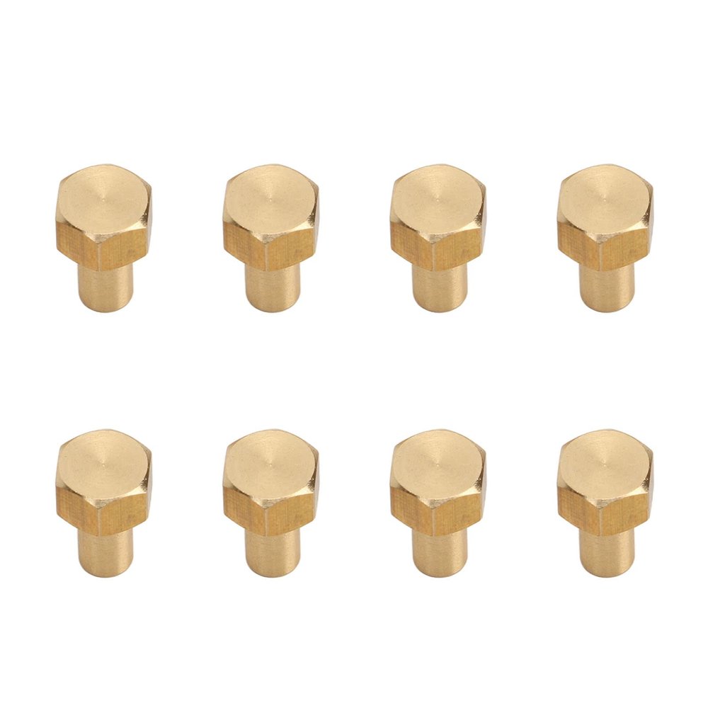 1 24 RC Hex Nut, 8Pcs Brass Wheel Lock Nuts for Axial SCX24 Wheels and Tires (8mm), Suitable for Enhanced Performance and Easy Replacement (8mm)